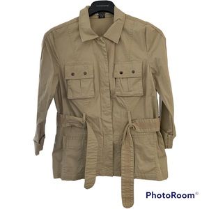 For the Republic Women Tan size 12 jacket